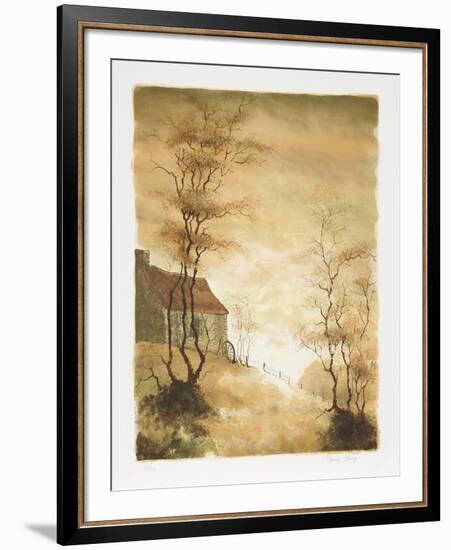Untitled - Golden Fields-Bernard Charoy-Framed Collectable Print