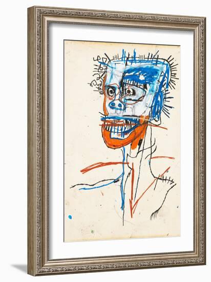 Untitled (Head of Madman), 1982-Jean-Michel Basquiat-Framed Giclee Print