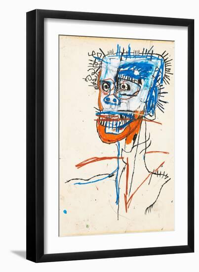Untitled (Head of Madman), 1982-Jean-Michel Basquiat-Framed Giclee Print