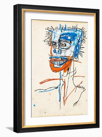 Untitled (Head of Madman), 1982-Jean-Michel Basquiat-Framed Giclee Print