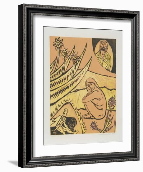 Untitled - Heaven and Hell-Martin Barooshian-Framed Limited Edition