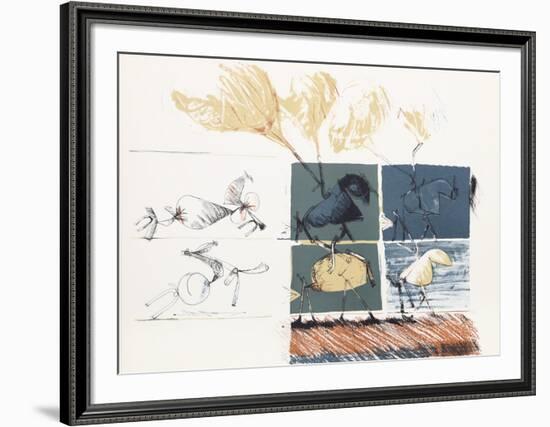 Untitled - Horse Study-Dimitri Petrov-Framed Limited Edition