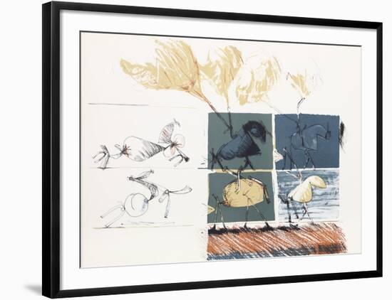 Untitled - Horse Study-Dimitri Petrov-Framed Limited Edition