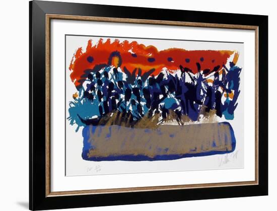 Untitled - Jazz Club-Vick Vibha-Framed Collectable Print