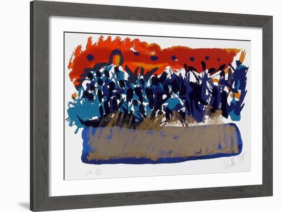 Untitled - Jazz Club-Vick Vibha-Framed Collectable Print