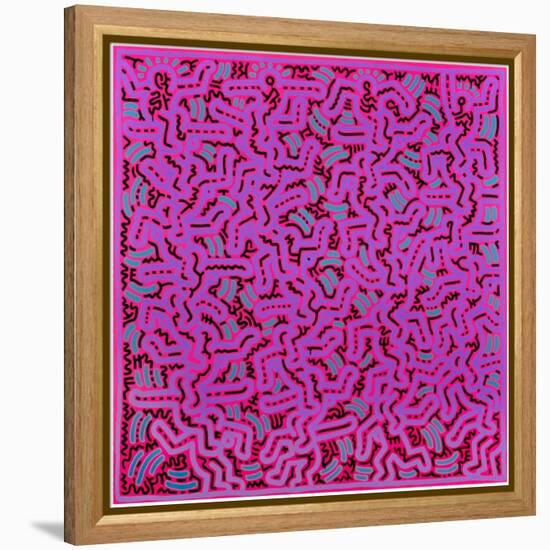 Untitled, June 1, 1984-Keith Haring-Framed Premier Image Canvas