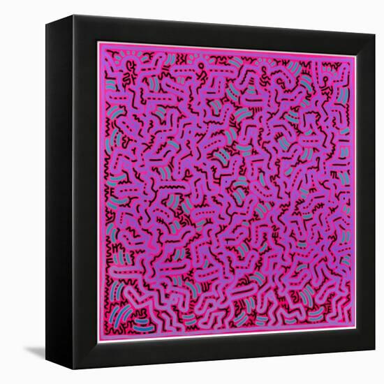 Untitled, June 1, 1984-Keith Haring-Framed Premier Image Canvas