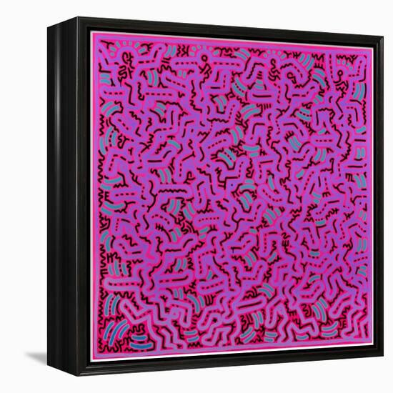 Untitled, June 1, 1984-Keith Haring-Framed Premier Image Canvas