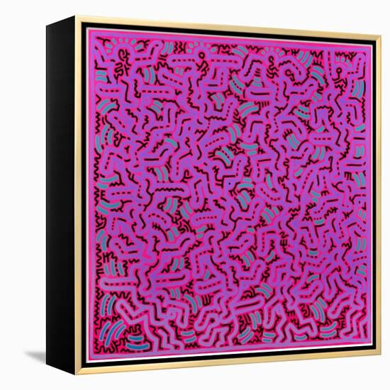 Untitled, June 1, 1984-Keith Haring-Framed Premier Image Canvas