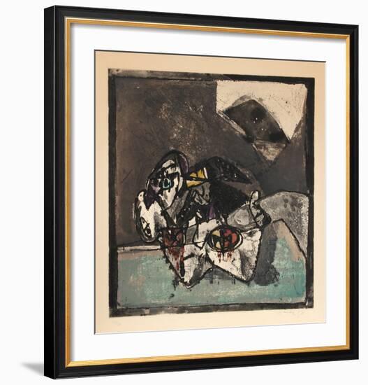 Untitled - Kiss-José Ortega-Framed Limited Edition