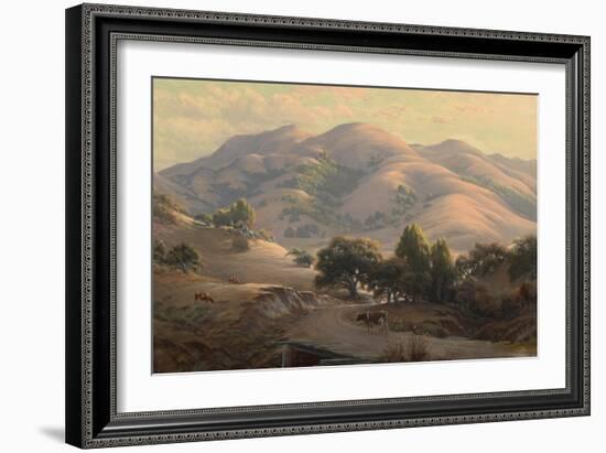 Untitled (Landscape with Mount Tamalpais), 1908-Jack Wisby-Framed Giclee Print