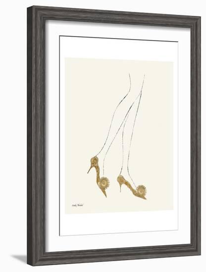 Untitled (Legs and High Heels), c. 1957-Andy Warhol-Framed Art Print