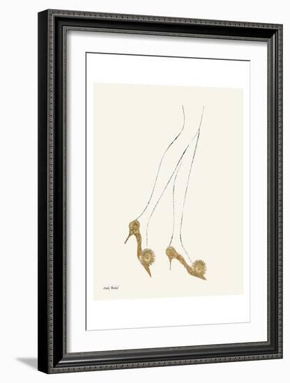 Untitled (Legs and High Heels), c. 1957-Andy Warhol-Framed Art Print