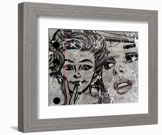 Untitled (letter)-Dan Monteavaro-Framed Giclee Print