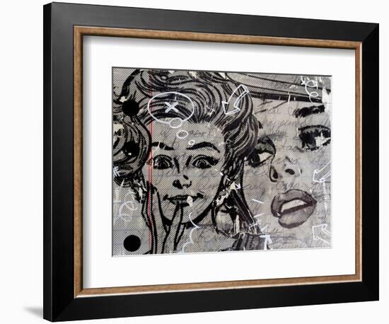 Untitled (letter)-Dan Monteavaro-Framed Giclee Print