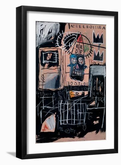 Untitled (Loans)-Jean-Michel Basquiat-Framed Giclee Print