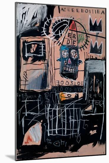 Untitled (Loans)-Jean-Michel Basquiat-Mounted Giclee Print