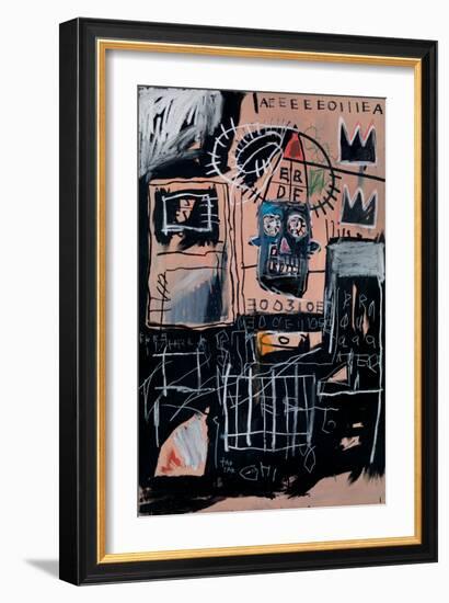 Untitled (Loans)-Jean-Michel Basquiat-Framed Giclee Print