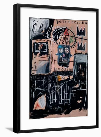 Untitled (Loans)-Jean-Michel Basquiat-Framed Giclee Print