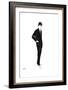 Untitled (Male Fashion Figure), c. 1960-Andy Warhol-Framed Art Print