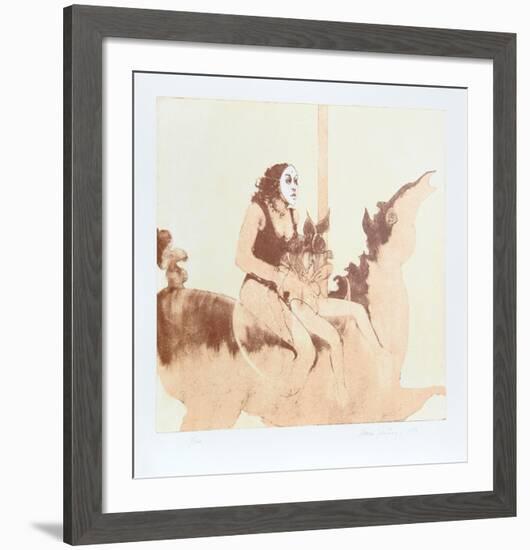 Untitled - Merry Go Round - II-Ramon Santiago-Framed Limited Edition