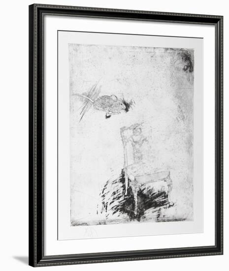 Untitled - Mouse and Chair-Donald Saff-Framed Limited Edition