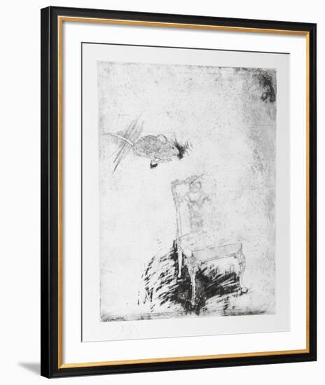 Untitled - Mouse and Chair-Donald Saff-Framed Limited Edition
