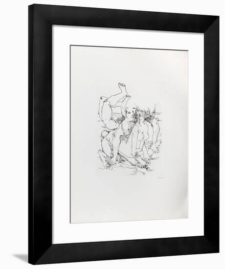 Untitled - Mythical Creatures VI-Dimitri Petrov-Framed Collectable Print