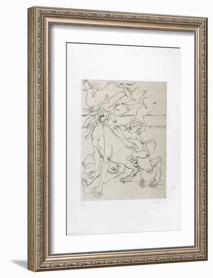 Untitled - Mythical Creatures VII-Dimitri Petrov-Framed Limited Edition