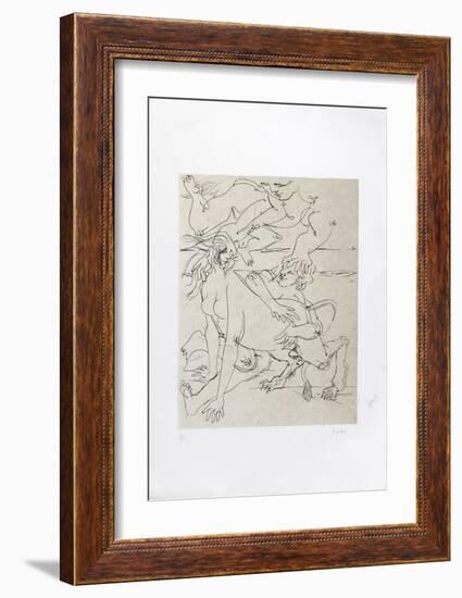 Untitled - Mythical Creatures VII-Dimitri Petrov-Framed Limited Edition