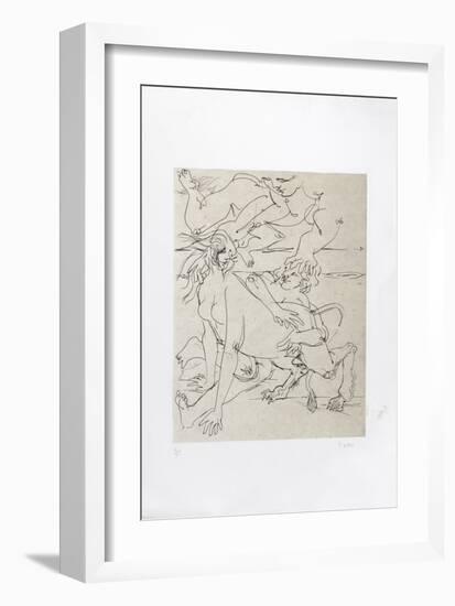 Untitled - Mythical Creatures VII-Dimitri Petrov-Framed Limited Edition