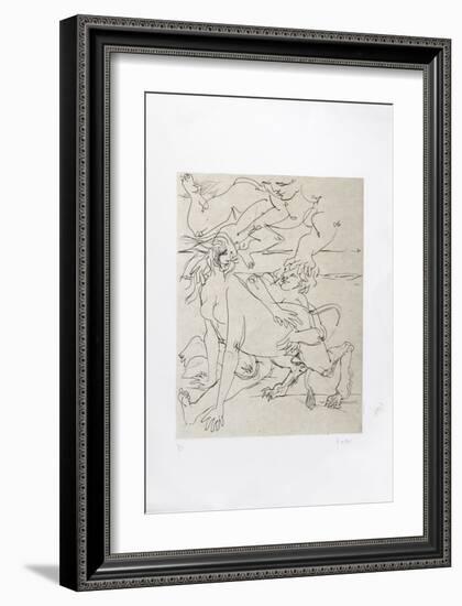 Untitled - Mythical Creatures VII-Dimitri Petrov-Framed Limited Edition