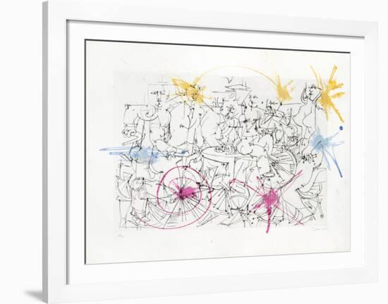 Untitled - Nudes and Men in Suits-Dimitri Petrov-Framed Limited Edition