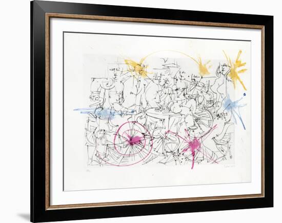 Untitled - Nudes and Men in Suits-Dimitri Petrov-Framed Limited Edition