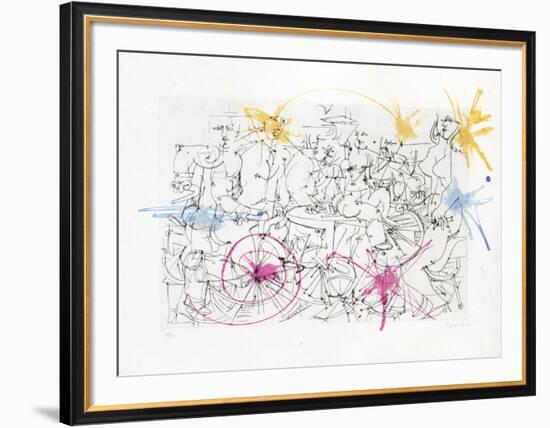 Untitled - Nudes and Men in Suits-Dimitri Petrov-Framed Limited Edition