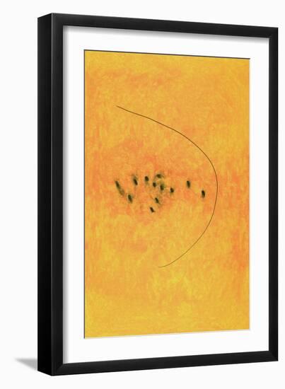 Untitled, Oil Pastel and China Ink on Paper-Didier Gaillard-Framed Giclee Print
