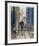 Untitled (Old Man and Stairs)-William Collier-Framed Collectable Print