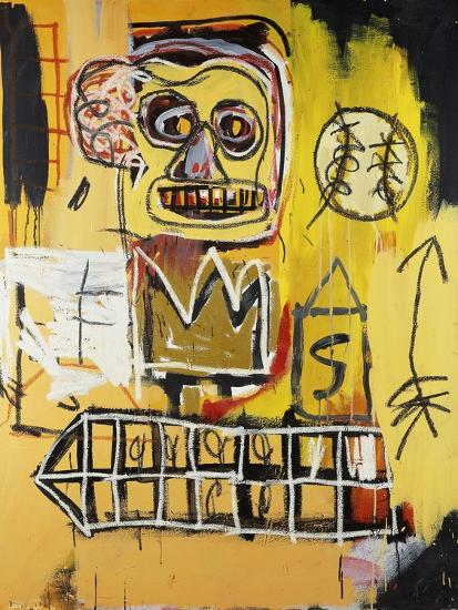 'Untitled (Orange Sports Figure)' Giclee Print - Jean-Michel Basquiat ...