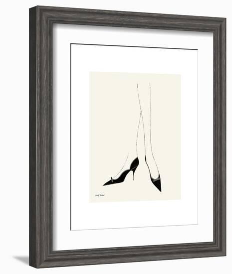 Untitled (Pair of Legs in High Heels), c. 1958-Andy Warhol-Framed Art Print