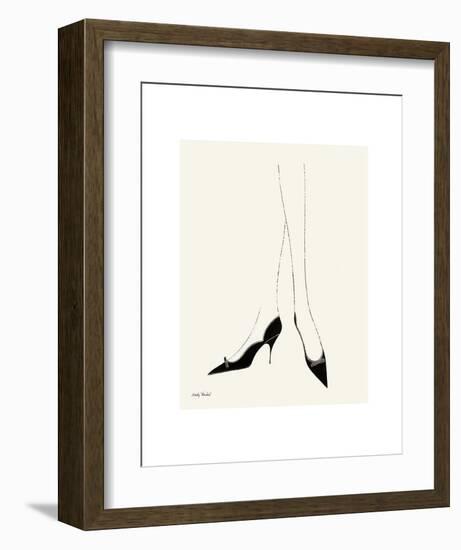 Untitled (Pair of Legs in High Heels), c. 1958-Andy Warhol-Framed Art Print