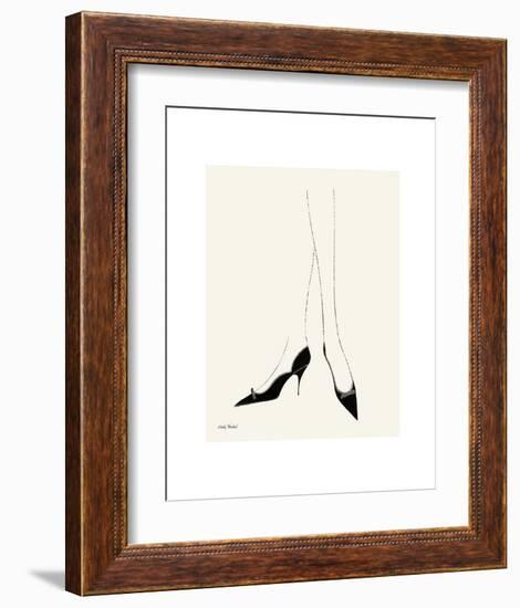 Untitled (Pair of Legs in High Heels), c. 1958-Andy Warhol-Framed Art Print