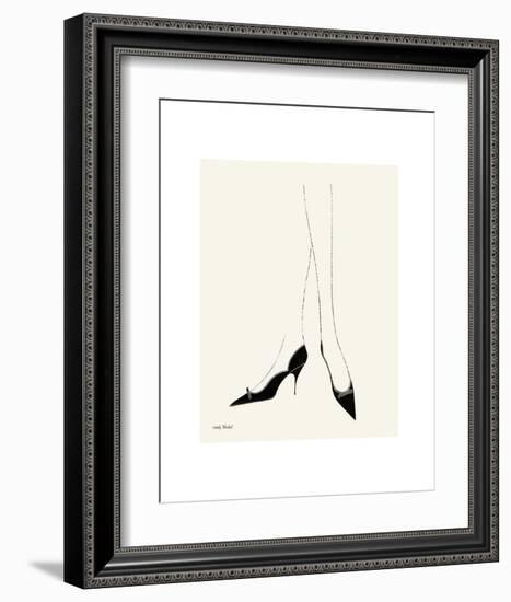 Untitled (Pair of Legs in High Heels), c. 1958-Andy Warhol-Framed Art Print