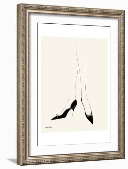 Untitled (Pair of Legs in High Heels), c. 1958-Andy Warhol-Framed Art Print