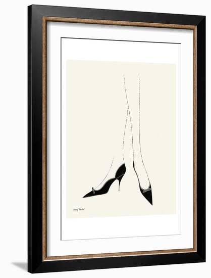 Untitled (Pair of Legs in High Heels), c. 1958-Andy Warhol-Framed Art Print