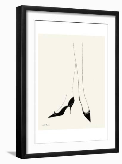 Untitled (Pair of Legs in High Heels), c. 1958-Andy Warhol-Framed Art Print