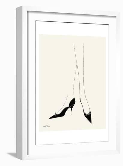 Untitled (Pair of Legs in High Heels), c. 1958-Andy Warhol-Framed Art Print