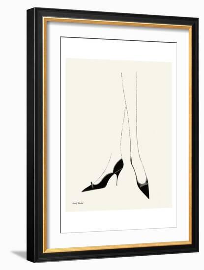 Untitled (Pair of Legs in High Heels), c. 1958-Andy Warhol-Framed Art Print