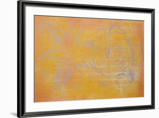 Untitled (Poem Flowers)-Lowell Nesbitt-Framed Limited Edition