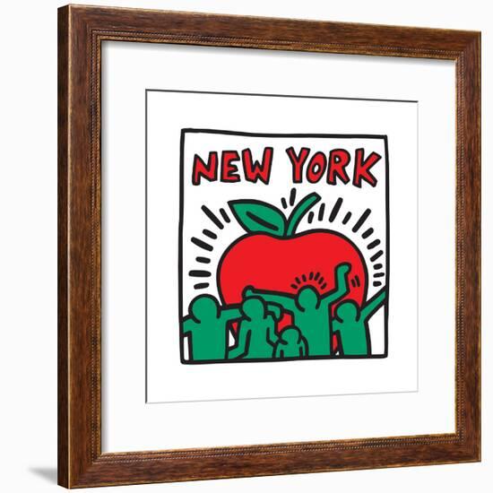 Untitled Pop Art - New York-Keith Haring-Framed Giclee Print