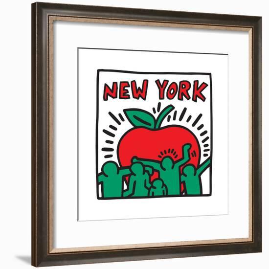 Untitled Pop Art - New York-Keith Haring-Framed Giclee Print